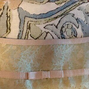 Brocade grosgrain trim Ann Taylor Skirt